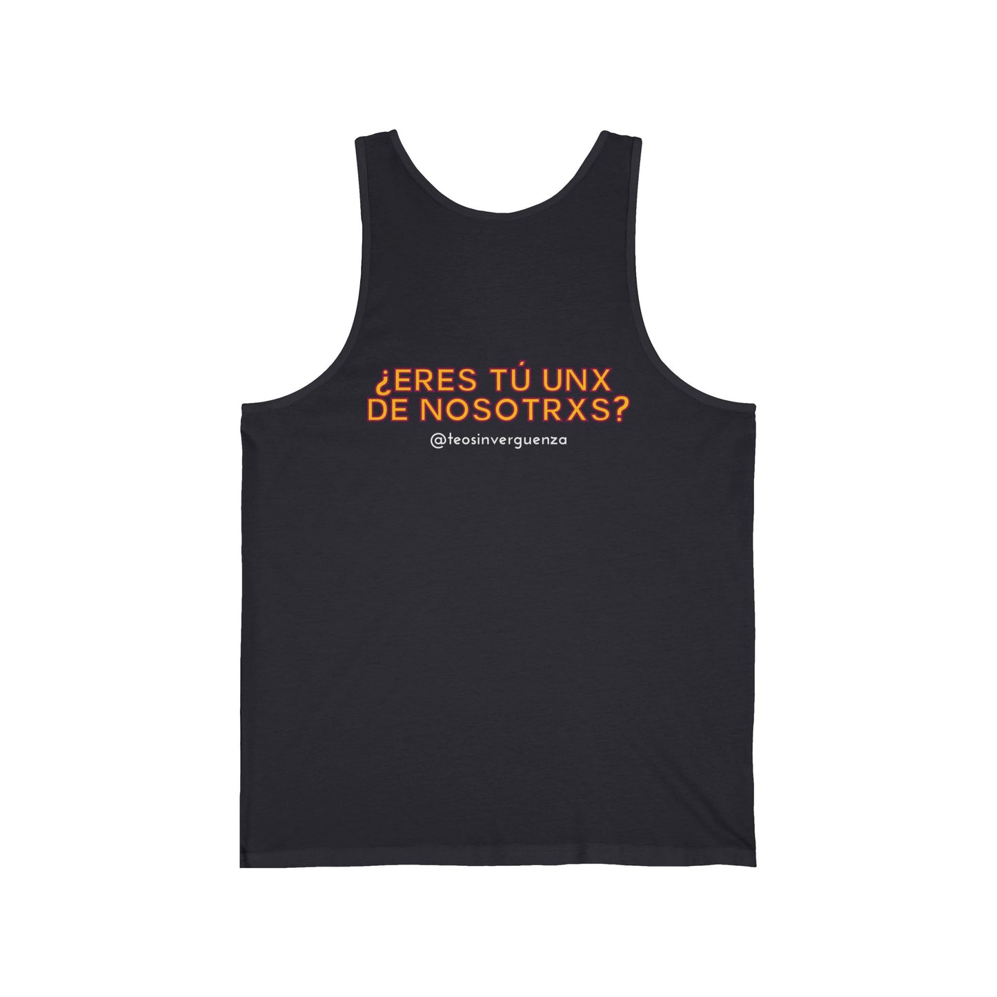 Sin Vergüenza Unisex Jersey Tank