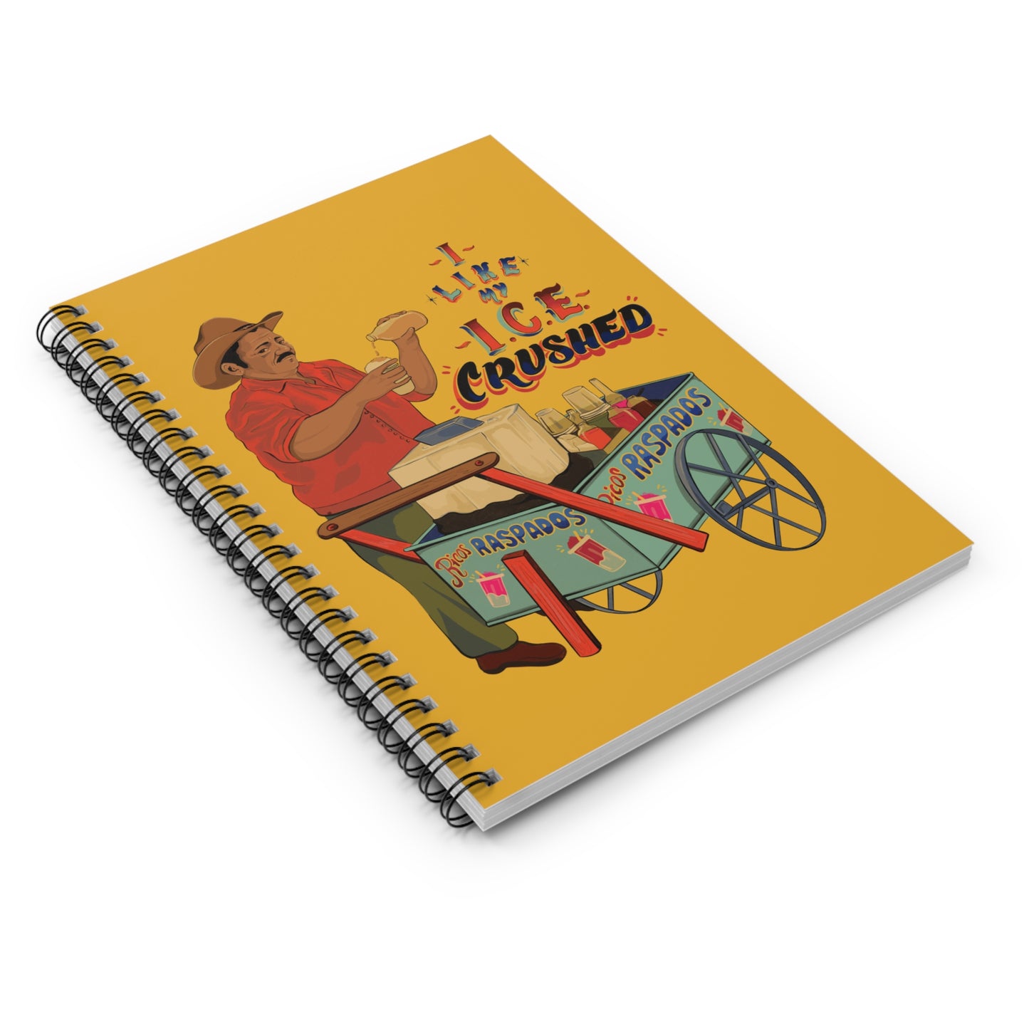 A We love our ice crushed Spiral Notebook