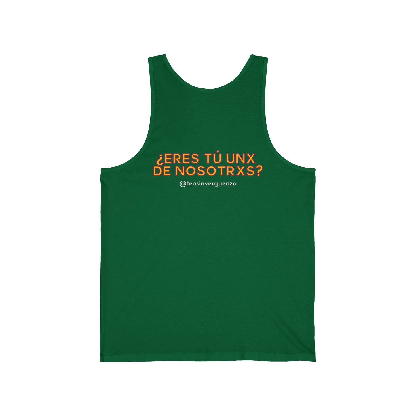 Sin Vergüenza Unisex Jersey Tank