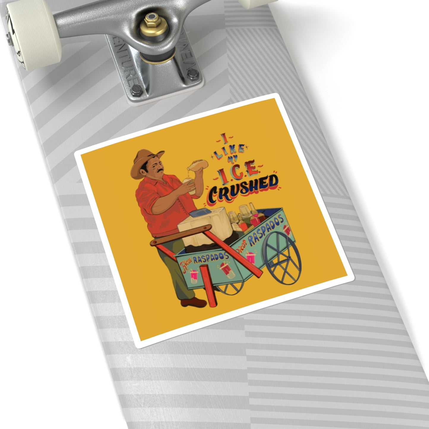 A We love our ice crushed Stickers