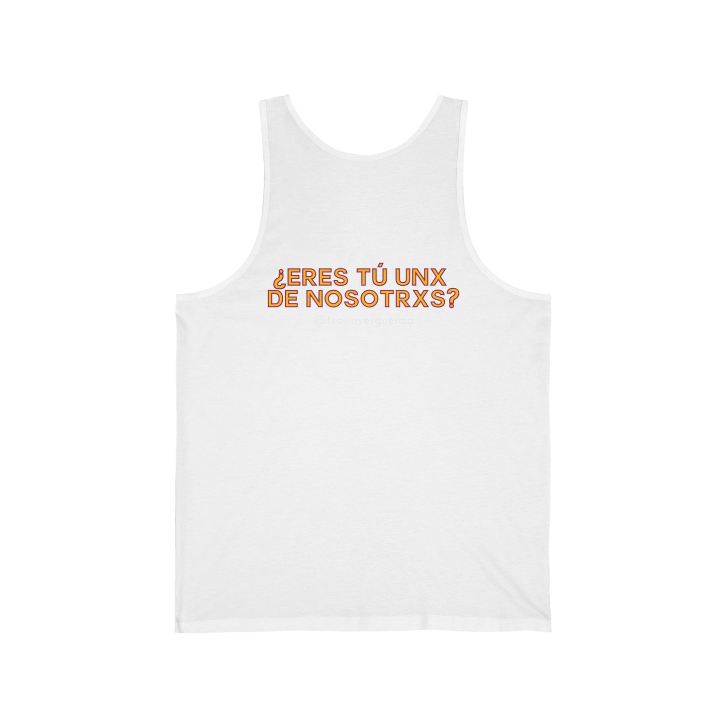 Sin Vergüenza Unisex Jersey Tank