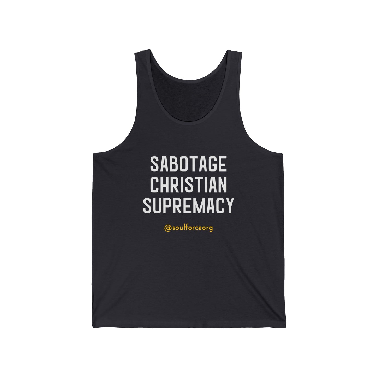 Sabotage Christian Supremacy Tank Top