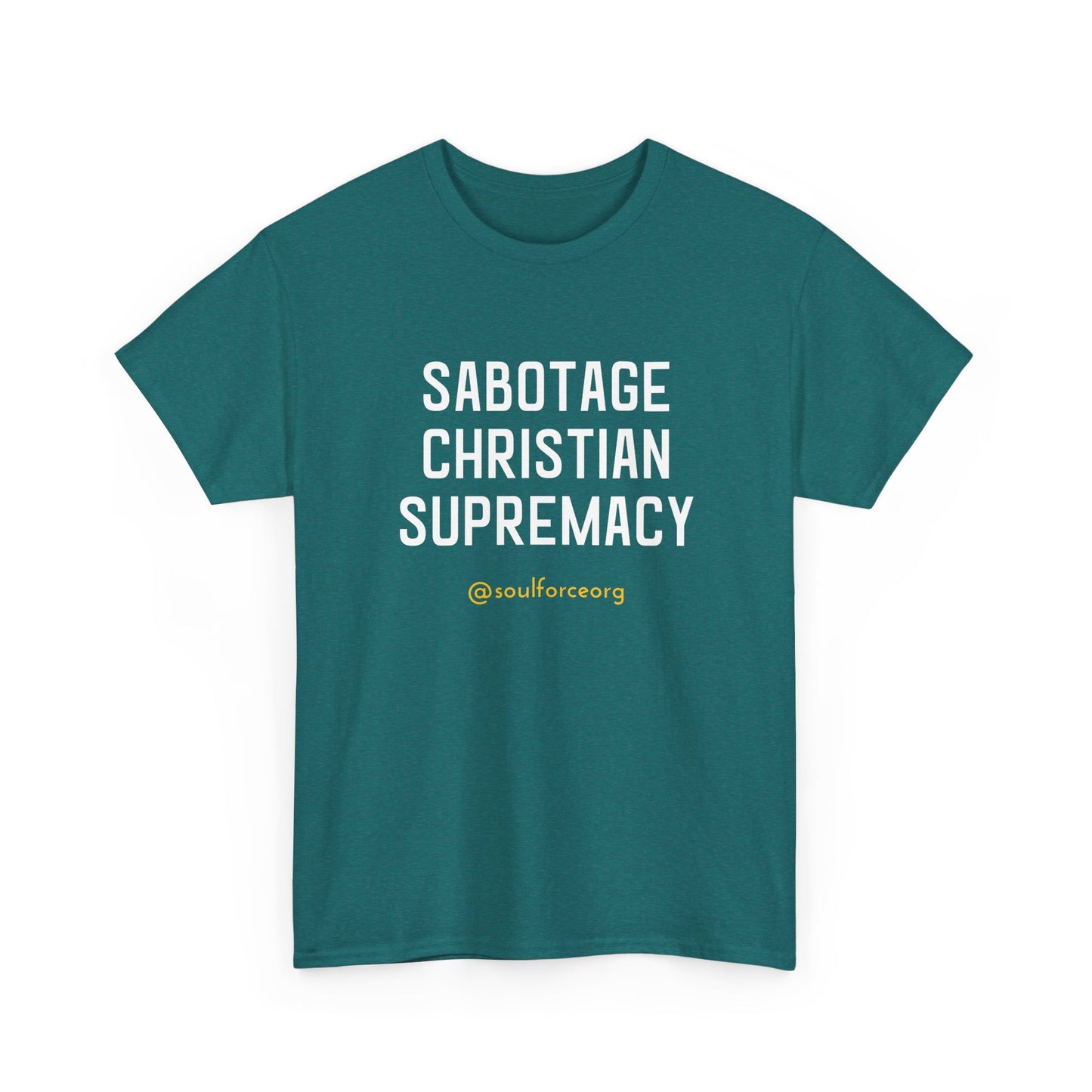 Sabotage Christian Supremacy Unisex Heavy Cotton Tee