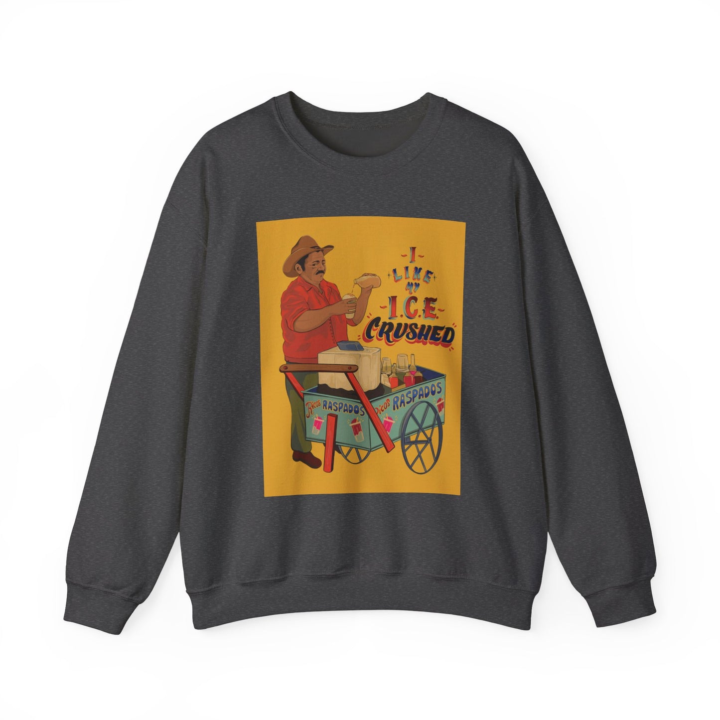 A We like our ice crushed Crewneck Sweatshirt