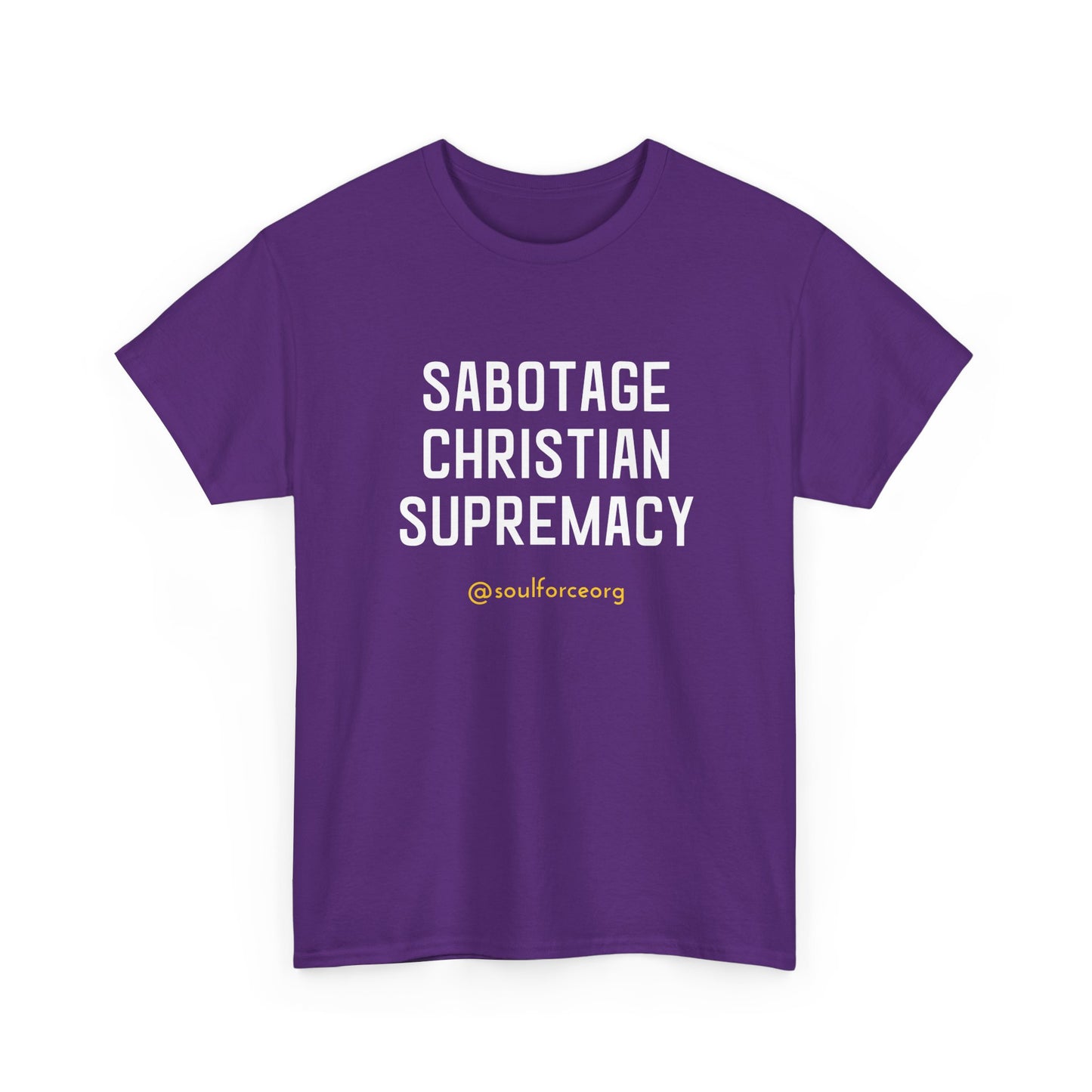 Sabotage Christian Supremacy Unisex Heavy Cotton Tee