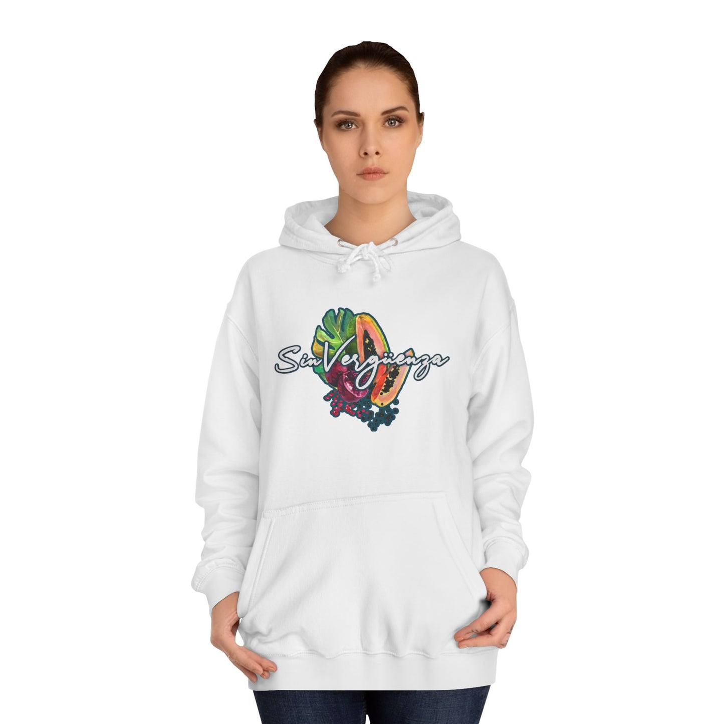 Sin Vergüenza Unisex College Hoodie