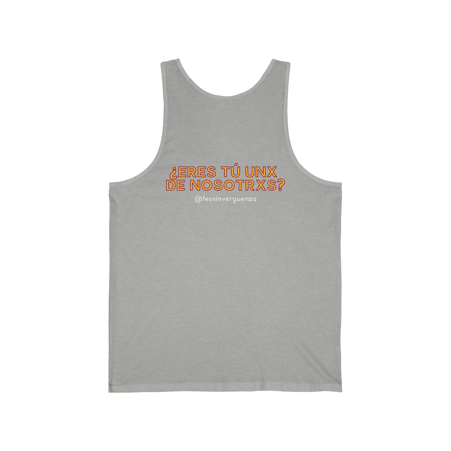 Sin Vergüenza Unisex Jersey Tank