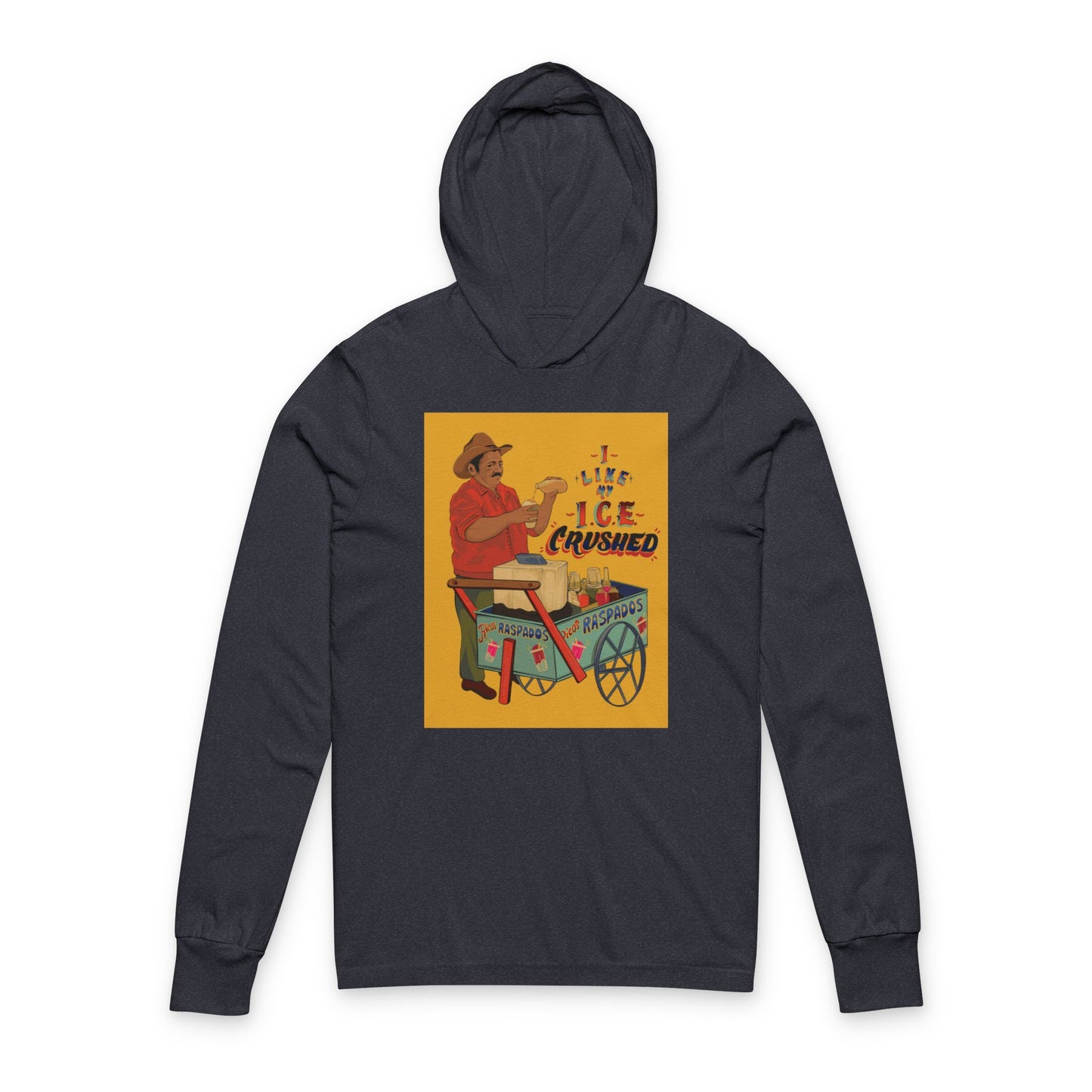 A We like our ice crushed Long Sleeve Tee