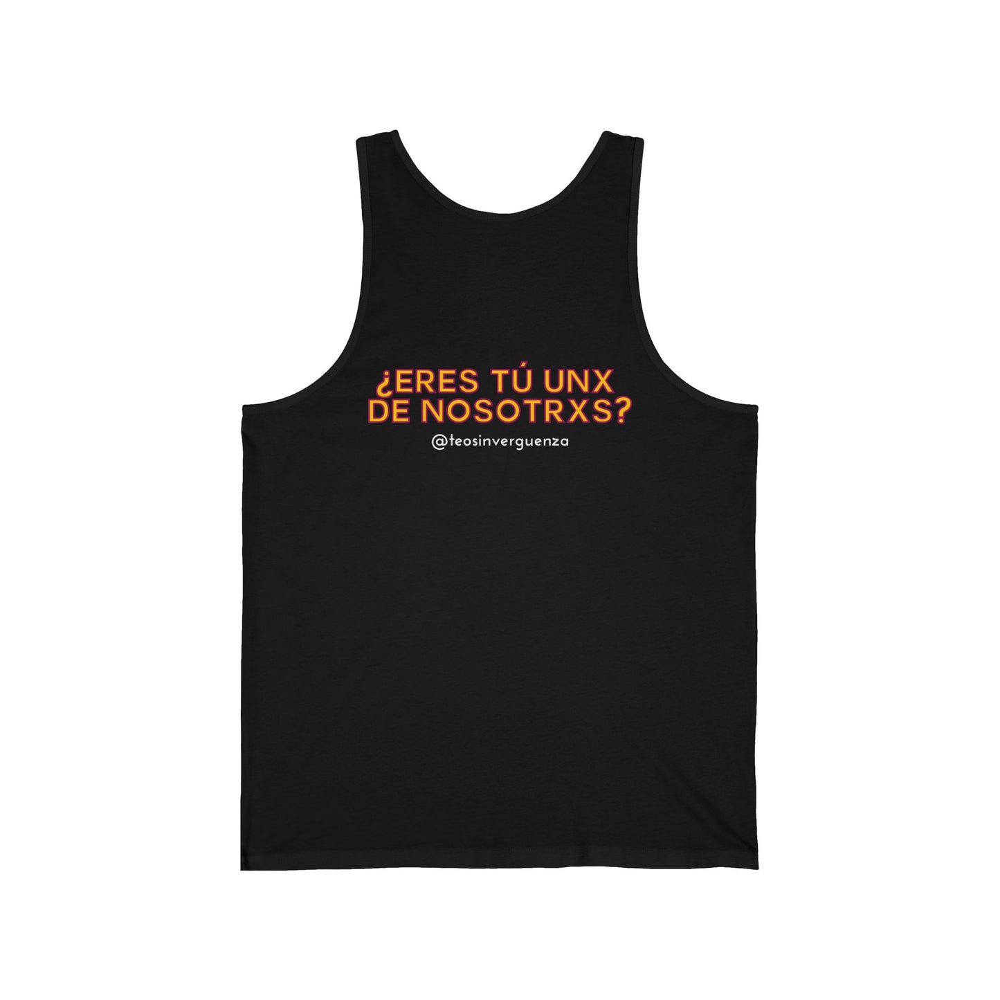 Sin Vergüenza Unisex Jersey Tank
