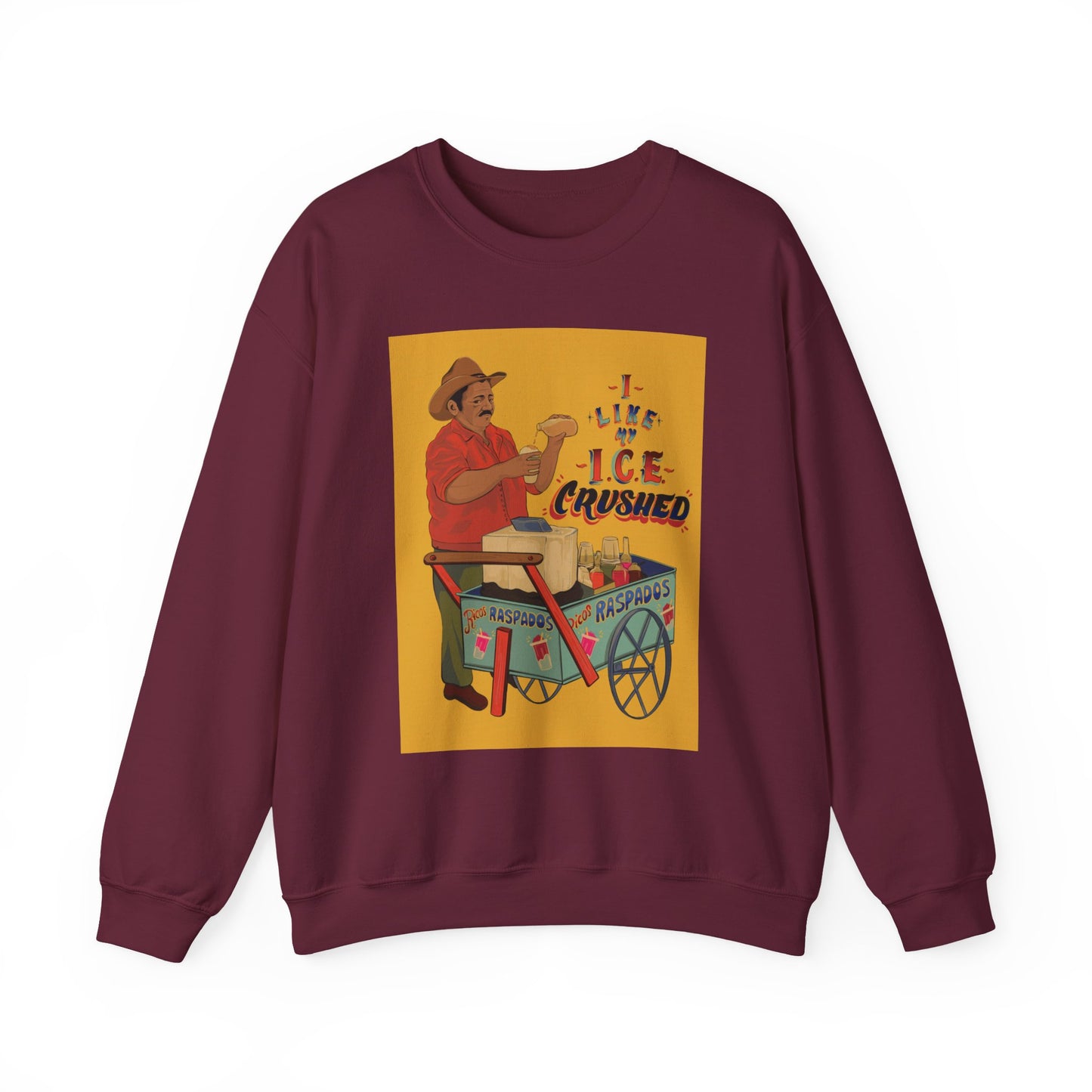 A We like our ice crushed Crewneck Sweatshirt