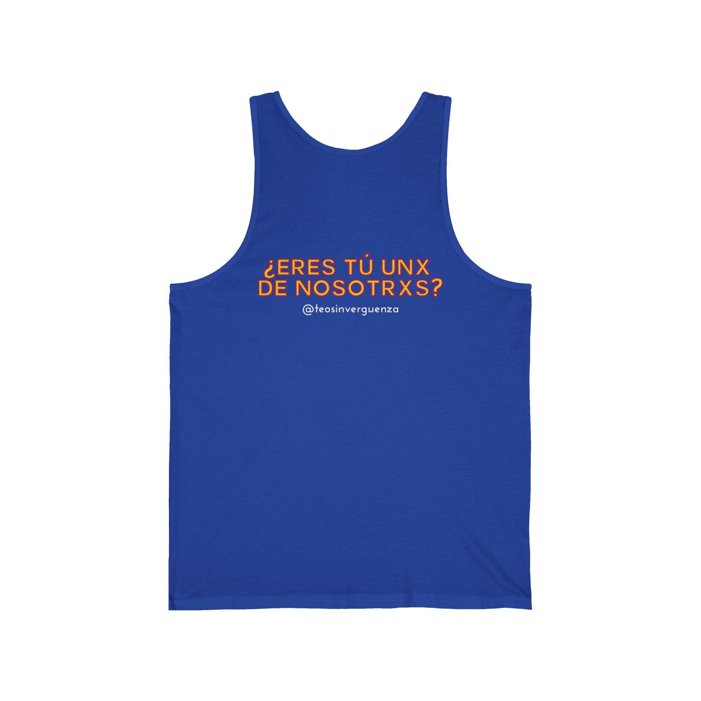 Sin Vergüenza Unisex Jersey Tank