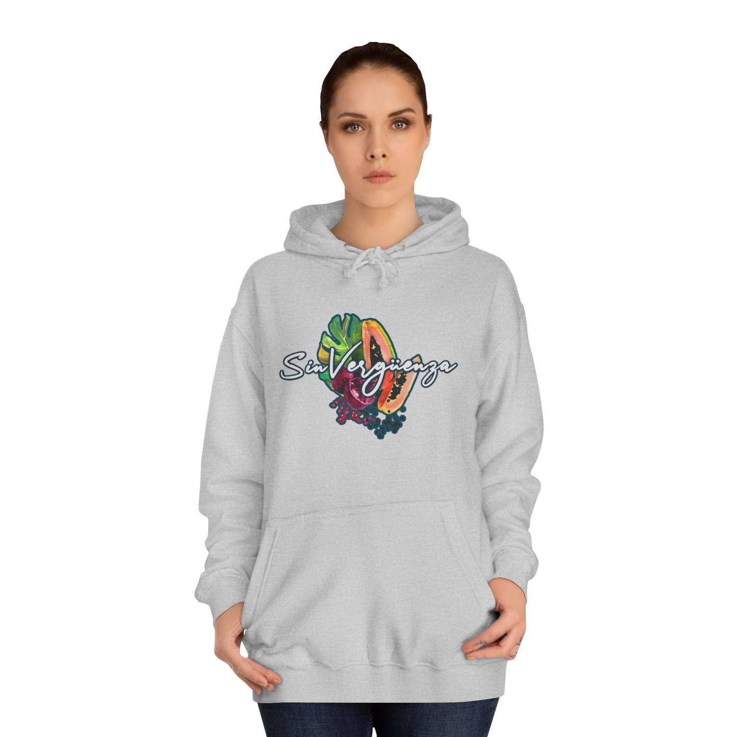 Sin Vergüenza Unisex College Hoodie