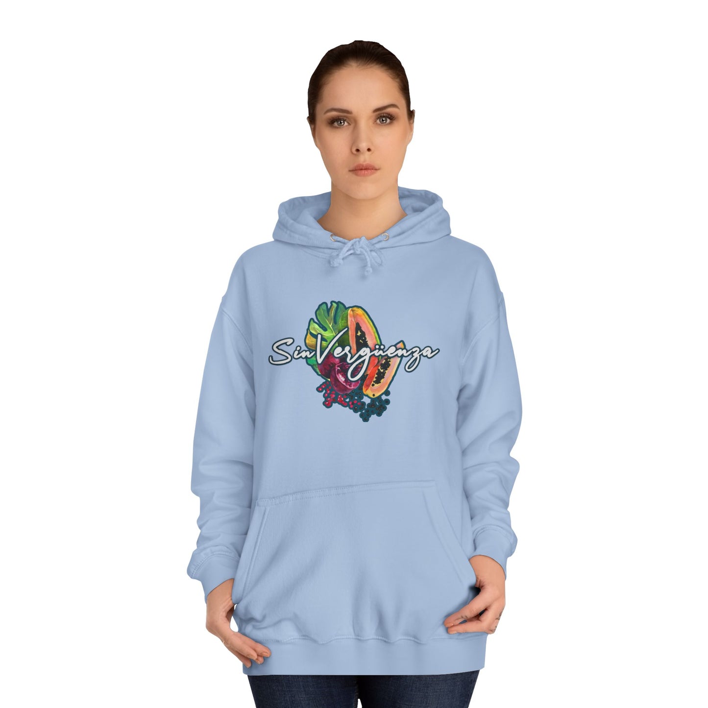 Sin Vergüenza Unisex College Hoodie