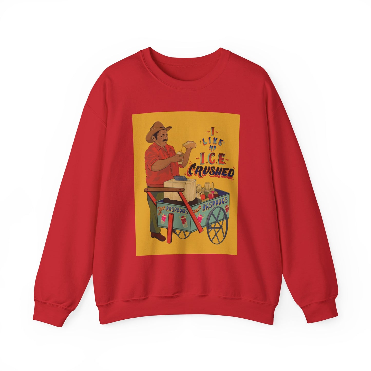 A We like our ice crushed Crewneck Sweatshirt