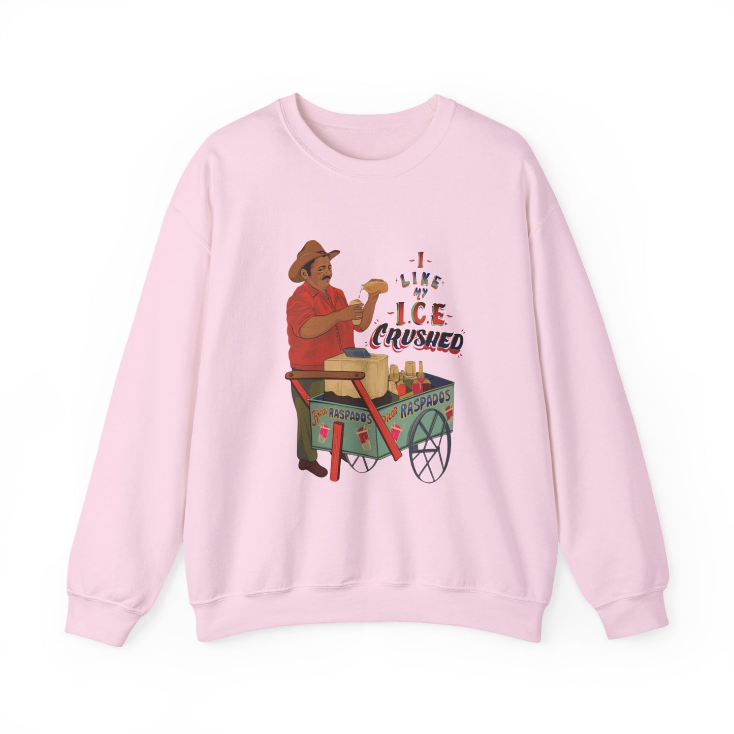 A We love our ice crushed Crewneck Sweatshirt