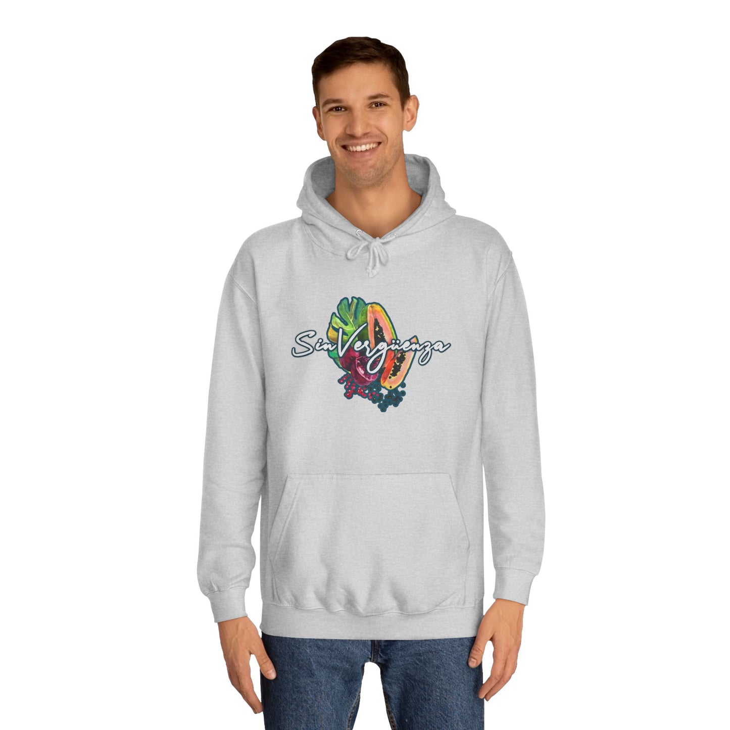 Sin Vergüenza Unisex College Hoodie