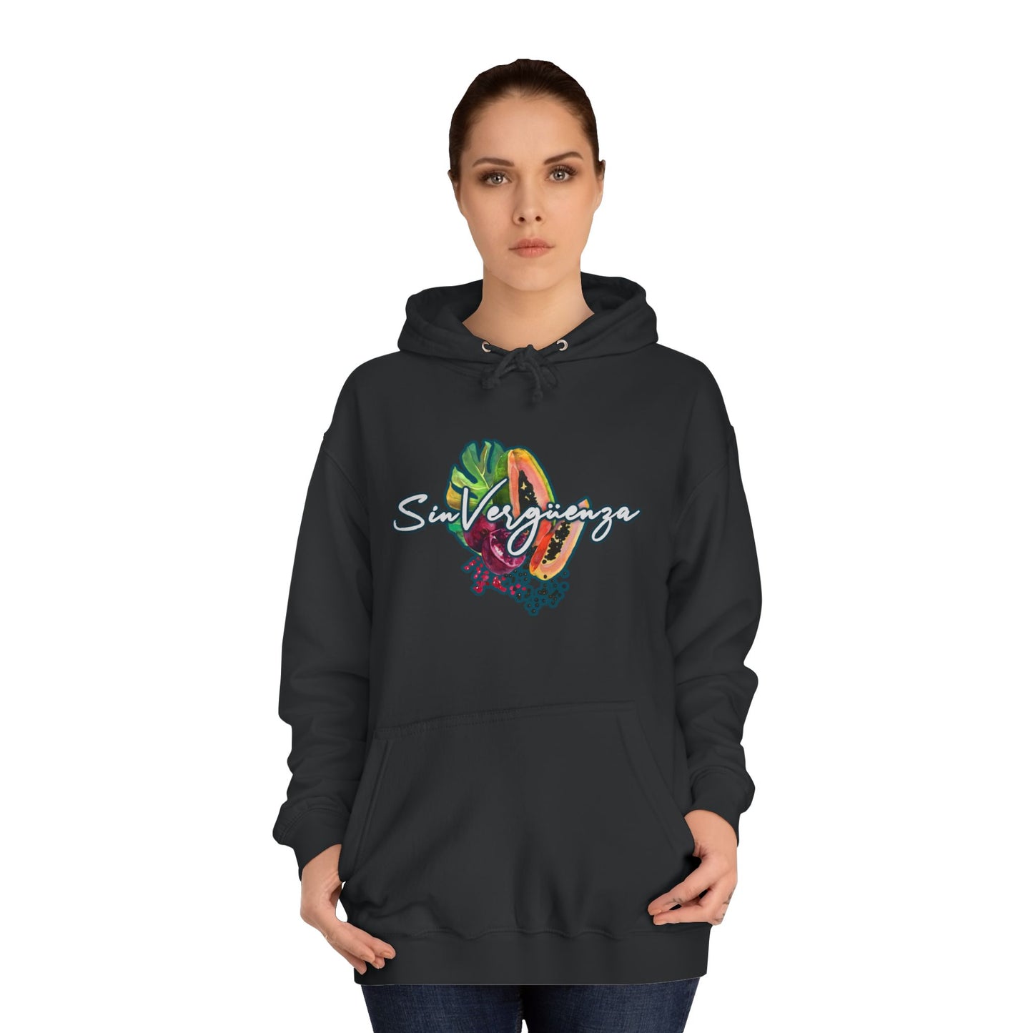 Sin Vergüenza Unisex College Hoodie