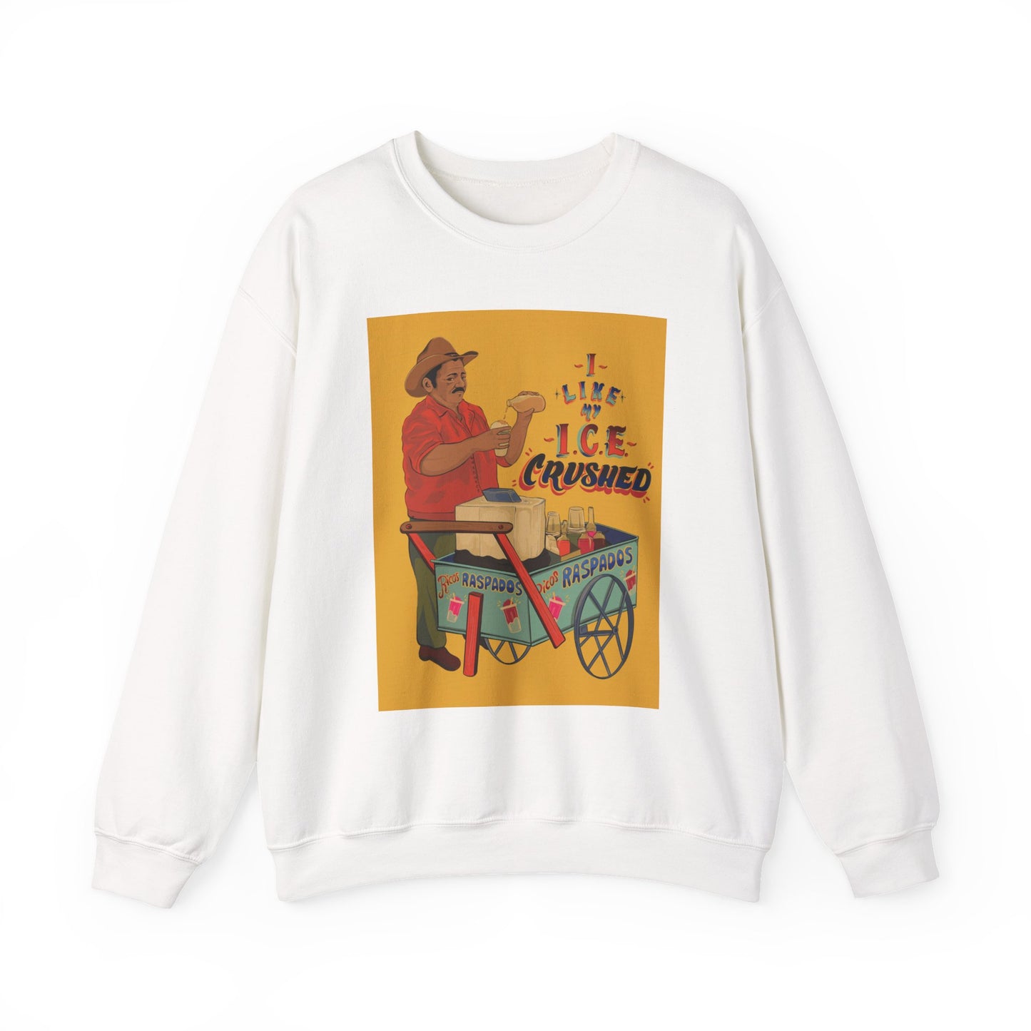 A We like our ice crushed Crewneck Sweatshirt