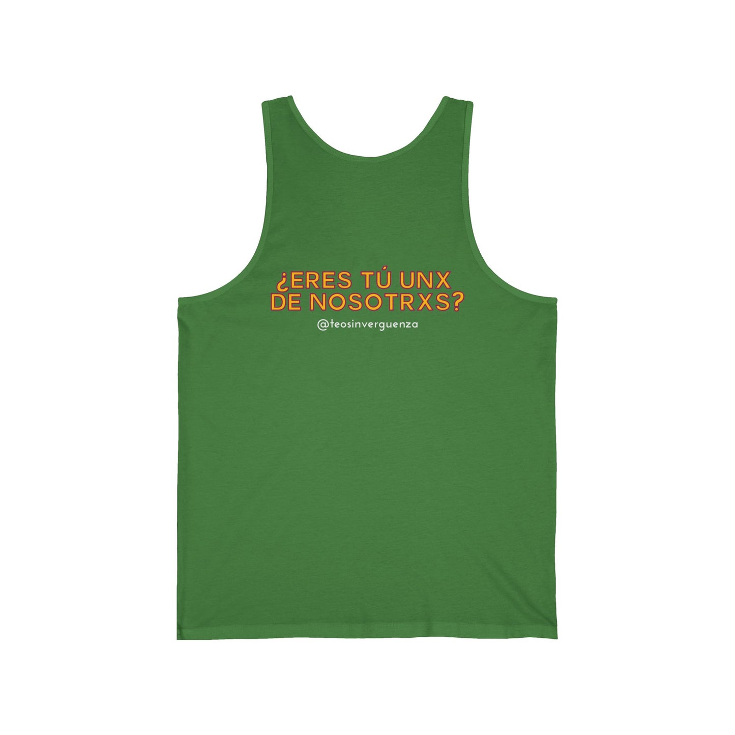 Sin Vergüenza Unisex Jersey Tank