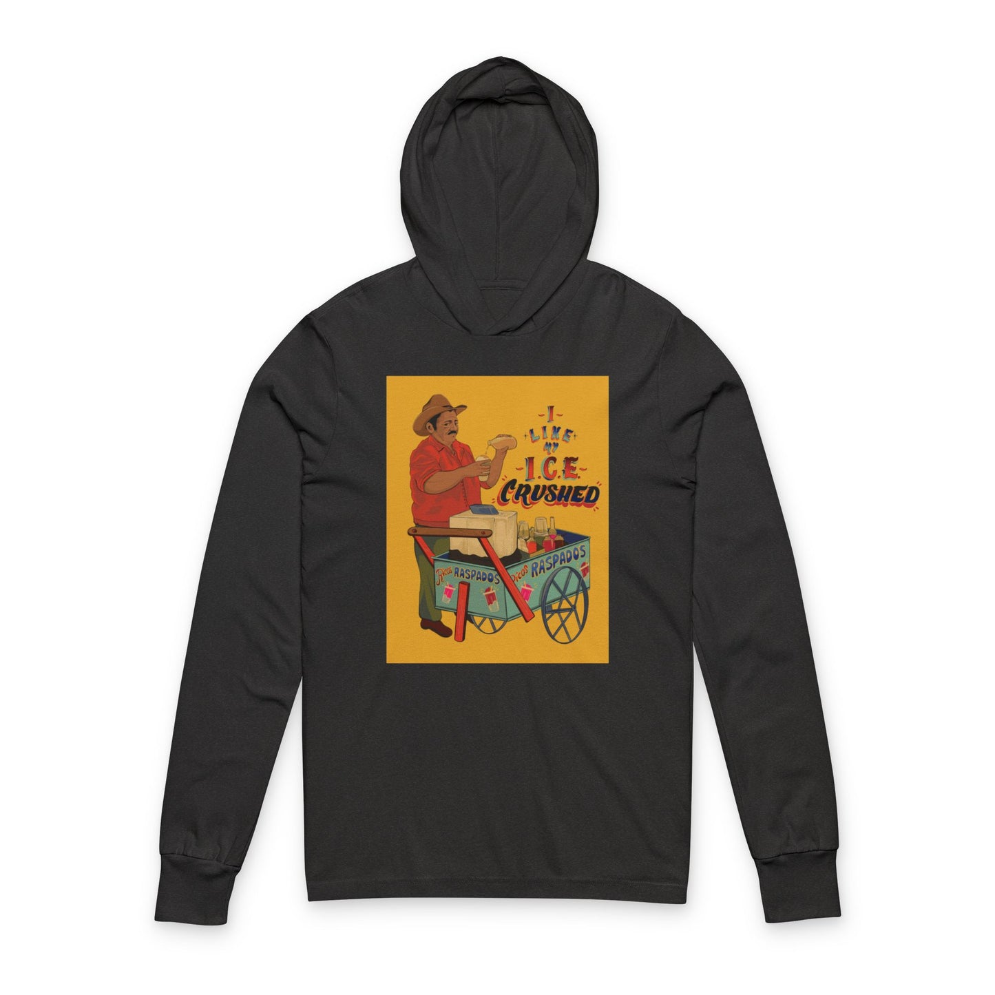 A We like our ice crushed Long Sleeve Tee