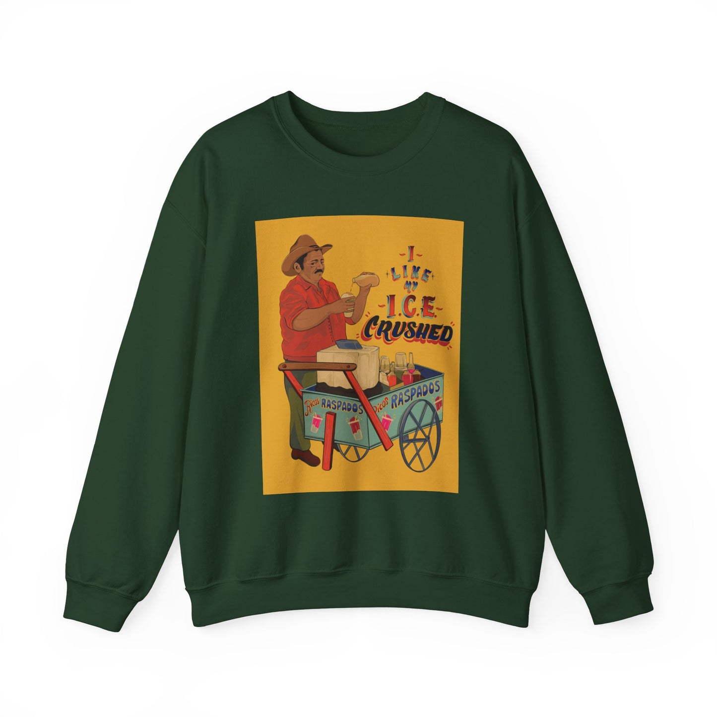 A We like our ice crushed Crewneck Sweatshirt