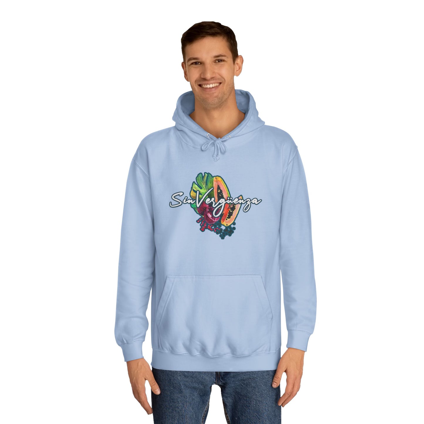 Sin Vergüenza Unisex College Hoodie