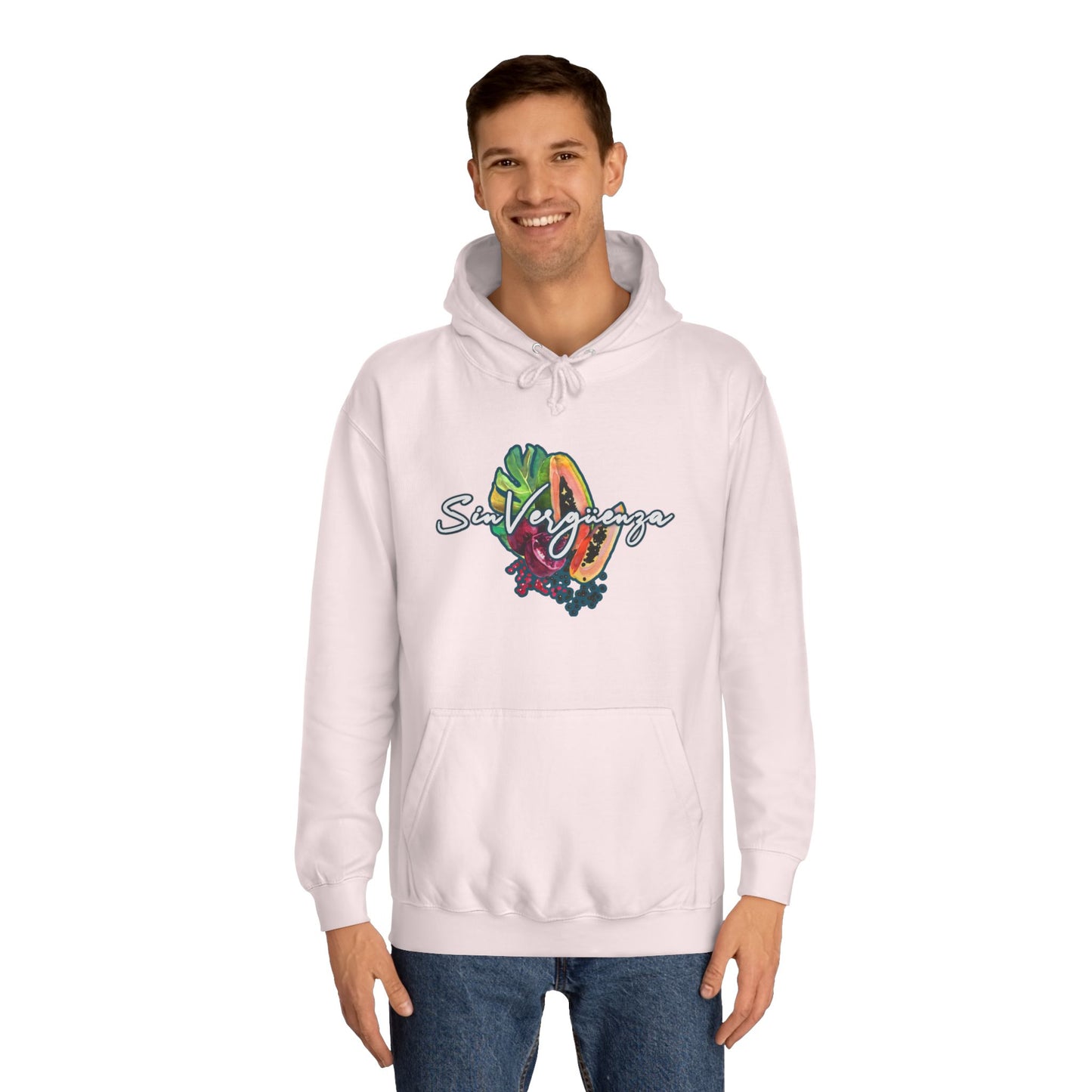 Sin Vergüenza Unisex College Hoodie