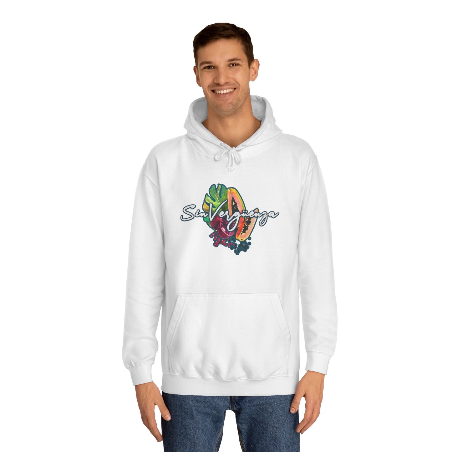 Sin Vergüenza Unisex College Hoodie