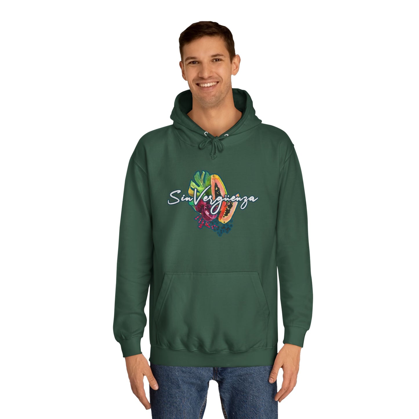 Sin Vergüenza Unisex College Hoodie