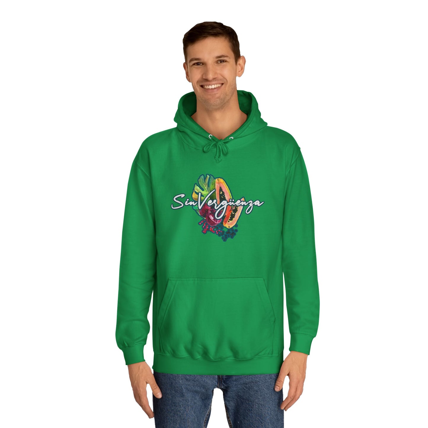 Sin Vergüenza Unisex College Hoodie