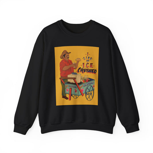 A We like our ice crushed Crewneck Sweatshirt